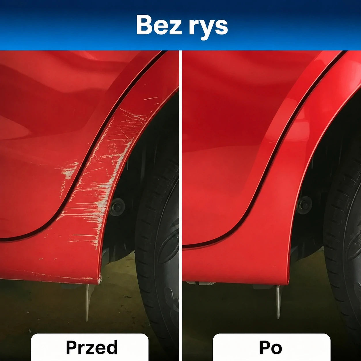 Prosty sposób na zmniejszenie widoczności rys na lakierze samochodu