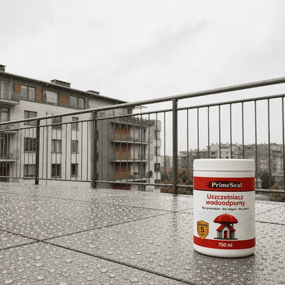 PrimeSeal 750 ml – Transparentny uszczelniacz wodoodporny przeciw przeciekom, wilgoci i pleśni | Do 5 lat ochrony
